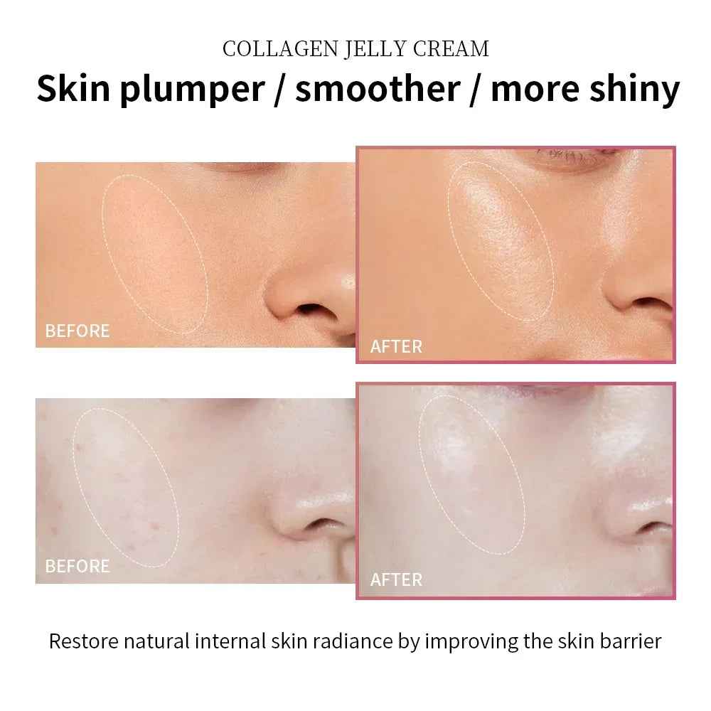 lakerain 24h Glass Skin Collagen Jelly Cream - Firming & Instant Glow