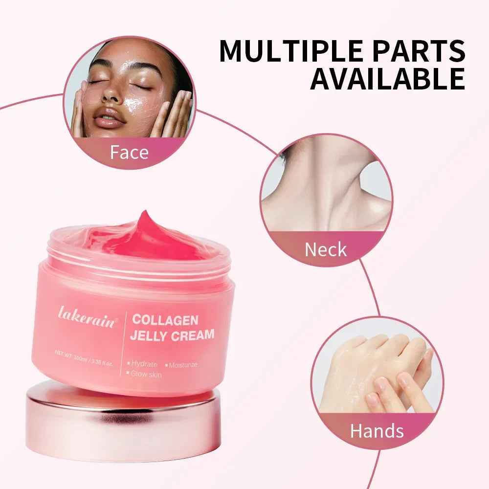 lakerain 24h Glass Skin Collagen Jelly Cream - Firming & Instant Glow
