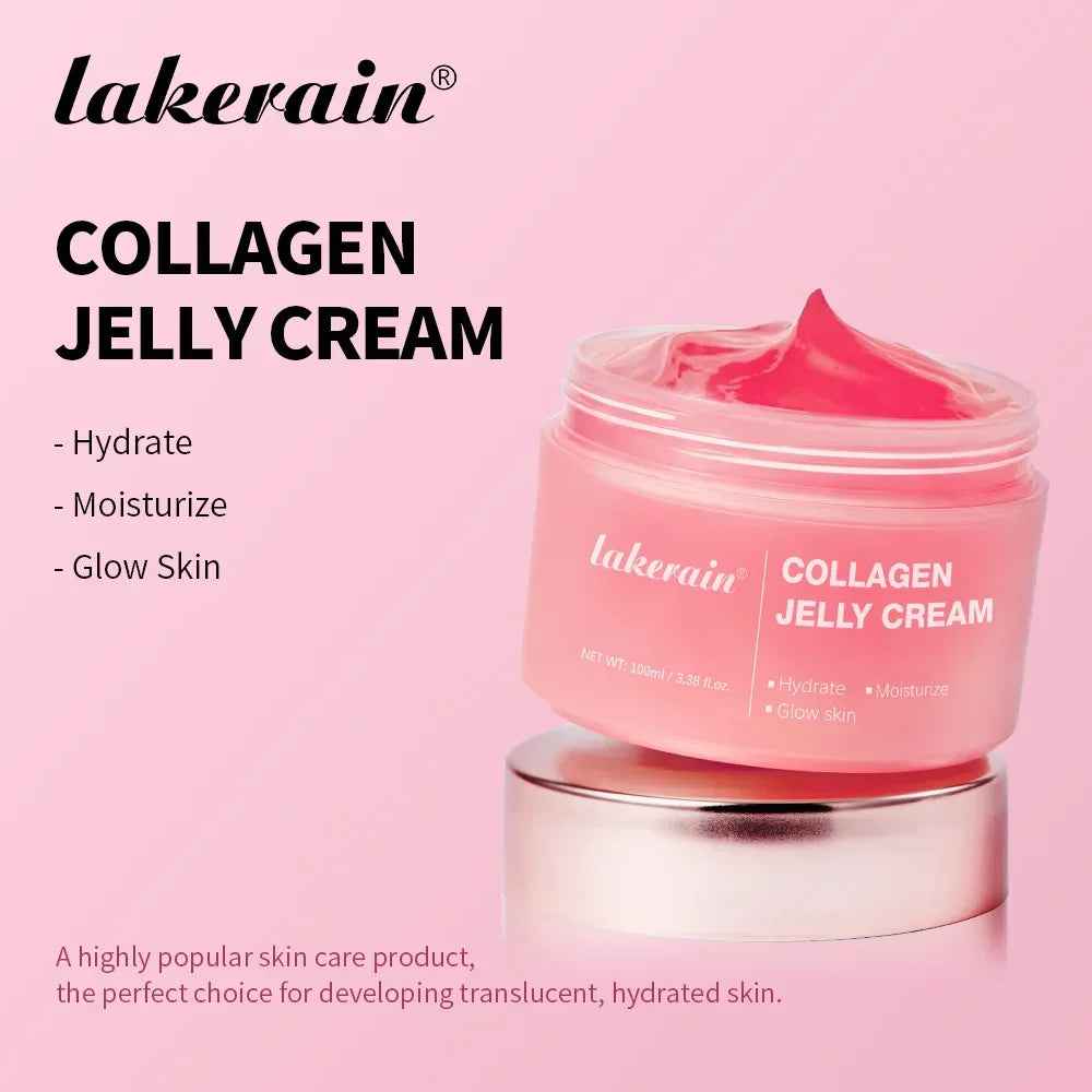 lakerain 24h Glass Skin Collagen Jelly Cream - Firming & Instant Glow